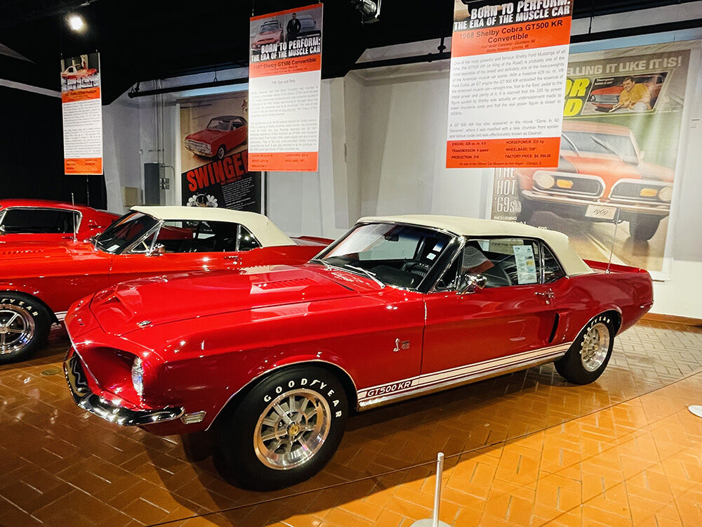 The_Gilmore_Car_Museum_1968 Shelby Cobra GT500 KR Convertible-.JPG